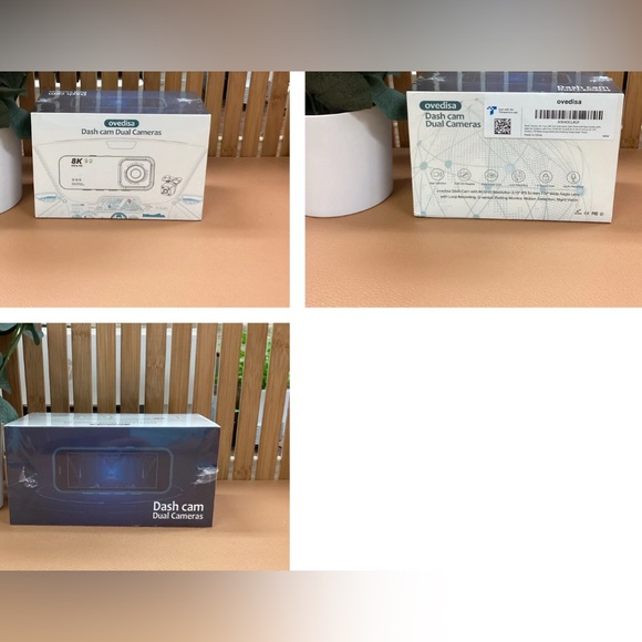 Ovedisa dash cam dual cameras 8K UHD resolution 3.16” IPS screen - Picture 2 of 2